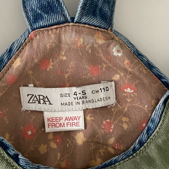 Zara Kids Jumper Dress with Pockets Like NWOT 4T-5T - Picture 4 of 4